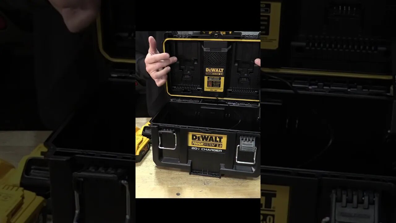 DEWALT TOUGHSYSTEM 2 0 Dual Port Charger Review DWHT08050 #shorts