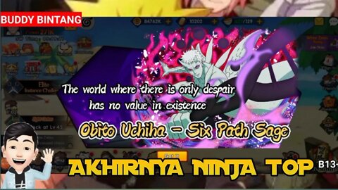 Gacha Terus Event Ninja Top Uchiha Obito Six Path Sage & Naruto Uzumaki Rikudo Sannin UNK