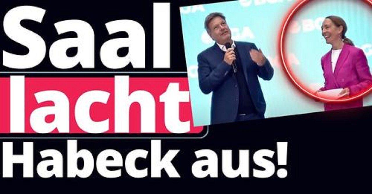 Habeck erlebt Desaster auf Bühne!