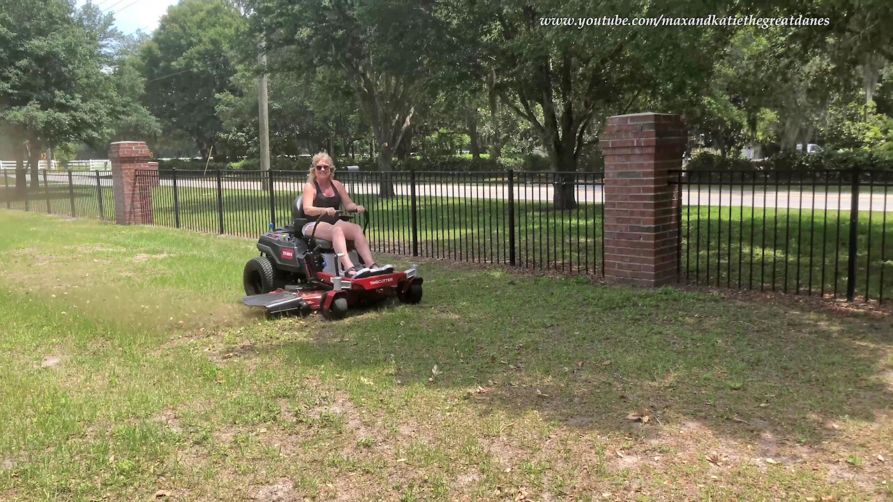 Cutting Grass Without Back Pain With Toro My Ride Suspension Mower