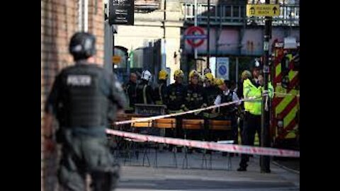 Alleged terrorist attack on London Underground Oxford station 2017