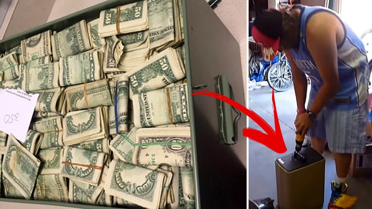 This Man Finds Safe Containing $7.5MILLION Inside Storage Unit He Bought For $500