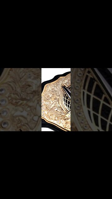 Details You Might Of Missed On The New Big Gold WWE World Heavyweight Championship Belt! #shorts