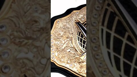 Details You Might Of Missed On The New Big Gold WWE World Heavyweight Championship Belt! #shorts