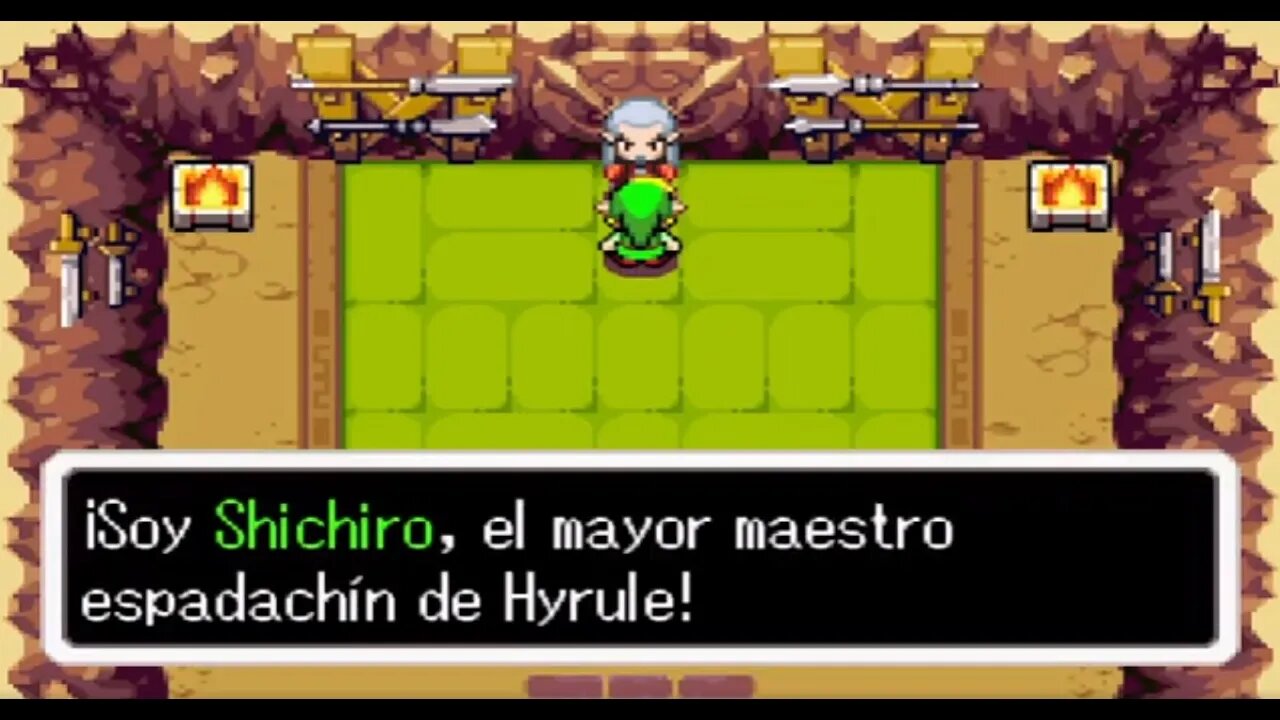 The Legend of Zelda: The Minish Cap - GBA #33 Shichiro, el mayor maestro espadachin de Hyrule!