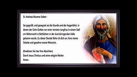 24/24 St. Andreas Novene Gebet