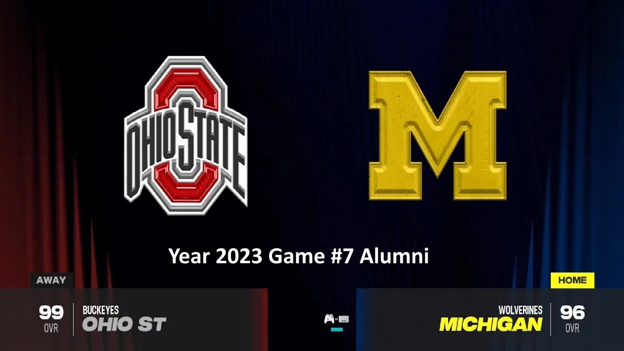 CFB 2024 Ohio State Buckeyes Vs Michigan Wolverines Year 2023 Alumni