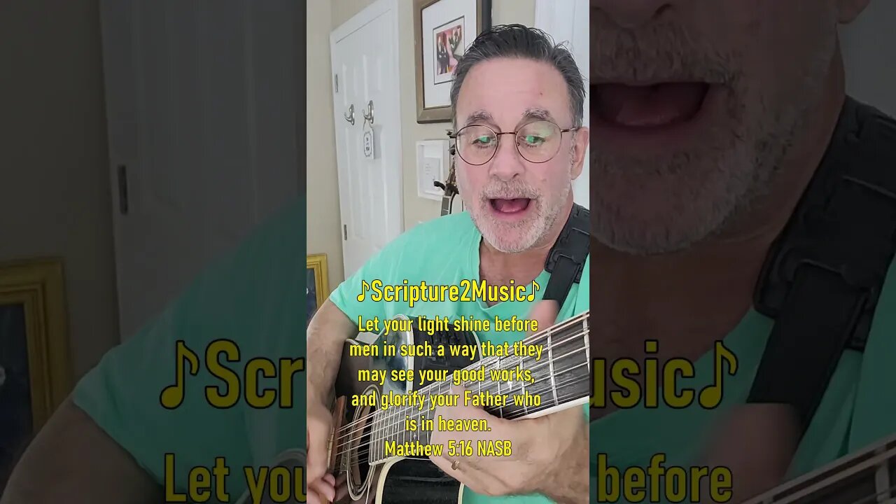 ♪Scripture2Music♪ Matthew 5:16 #shorts #bible #bibleverse #scripture