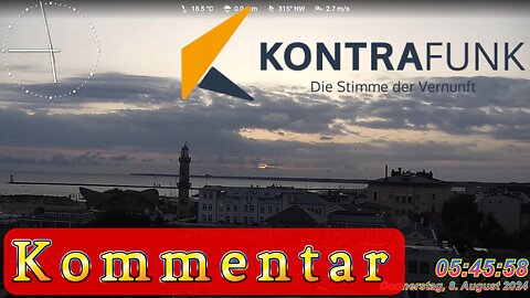 Kommentar im Kontrafunk 08.08.2024 - Markus Vahlefeld #glaubewenig, #hinterfragealles, #denkeselbst