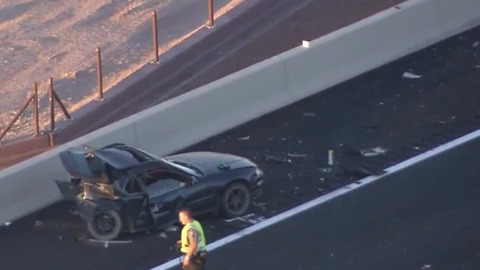 Interstate 11 reopens after two people killed in crash