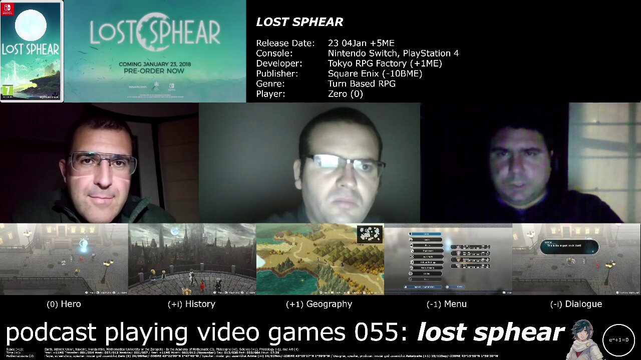 +11 001/004 007/013 003/007 podcast playing video games 055: lost sphear