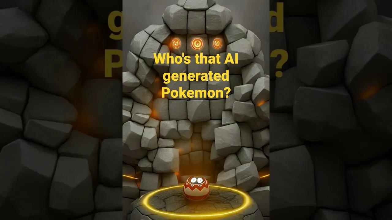 AI generated Regirock #whosthatpokemon #pokemon