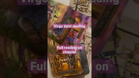 Virgo tarot card reading #tarot