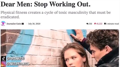 Reject feminism embrace masculinity