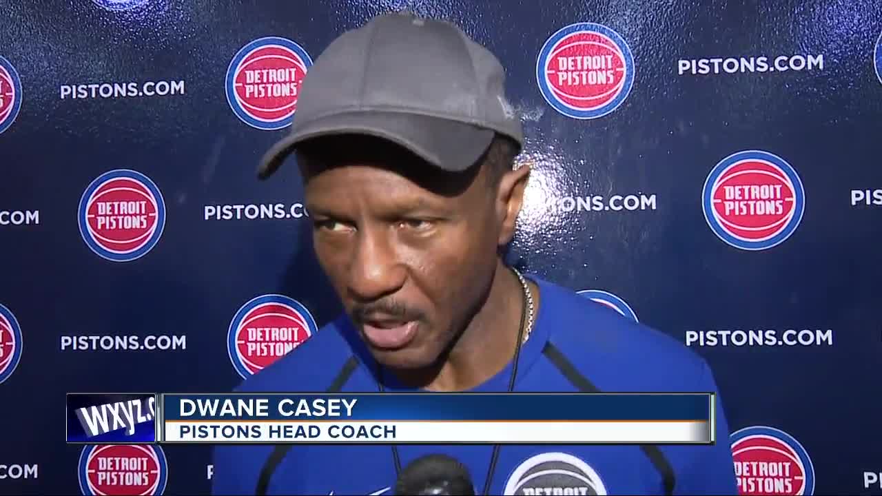 Dwane Casey doesn't like when teams' best players miss games