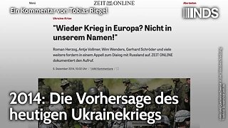 2014: Die Vorhersage des heutigen Ukrainekriegs | Tobias Riegel | NDS-Podcast