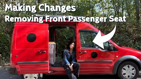 VanLife | removing passenger seat from Transit Connect van—can I do this?