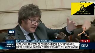 2022 09 15 Javier Milei vuelve a dar cátedra en el Congreso de la Nación