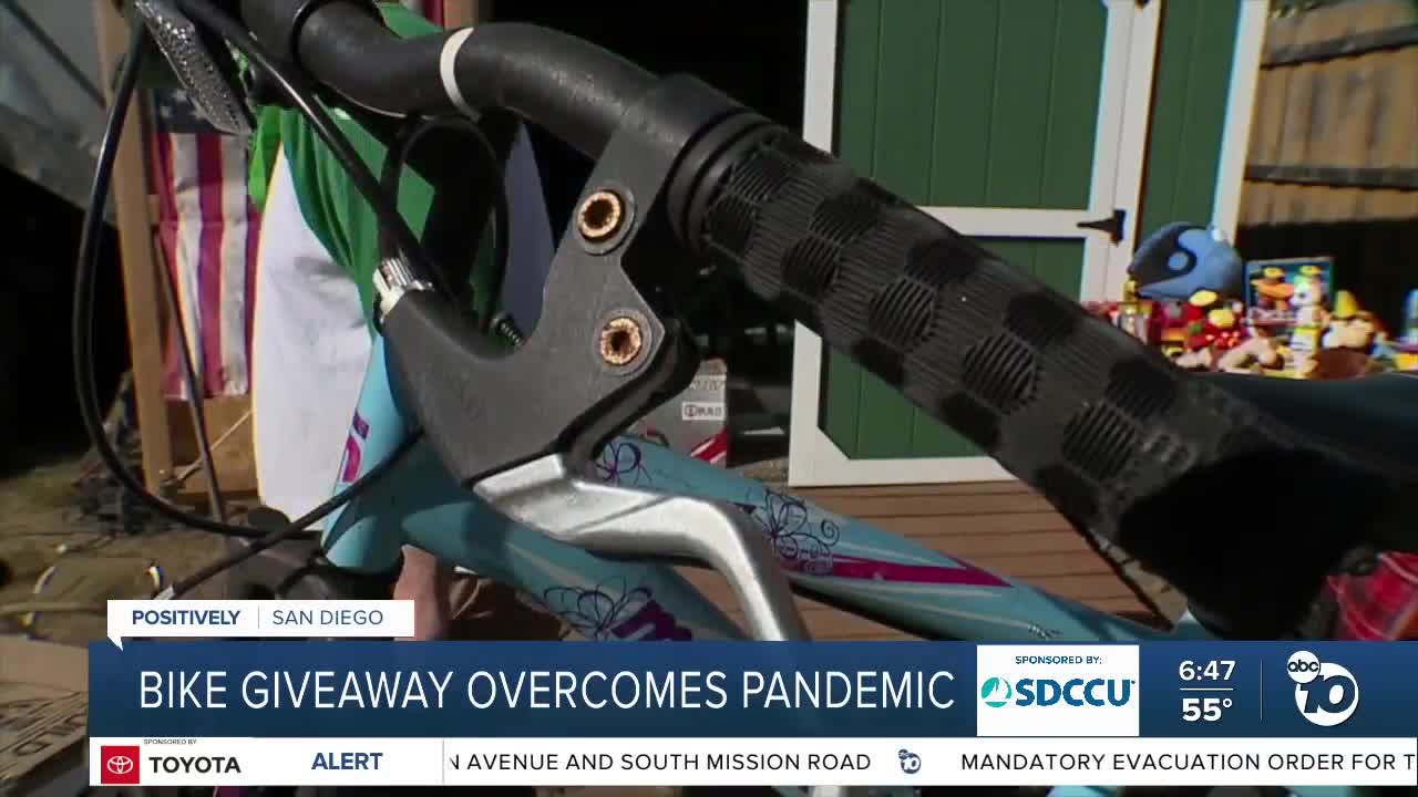 National City bike giveaway continues despite pandemic