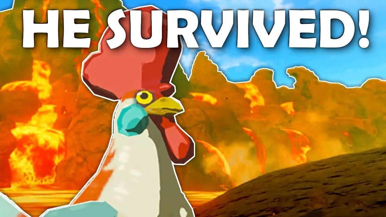 We Threw a CUCCO into Death Mountain | Zelda: Breath of the Wild