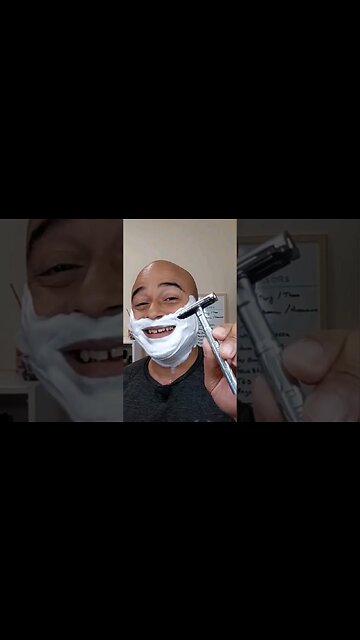 ASMR SHAVE ALMA by WestMan, Peral K2 razor💈🔊🪒🧼🎞👌🏾💈#asmr #shavingproducts #wetshaving #grooming #sotd