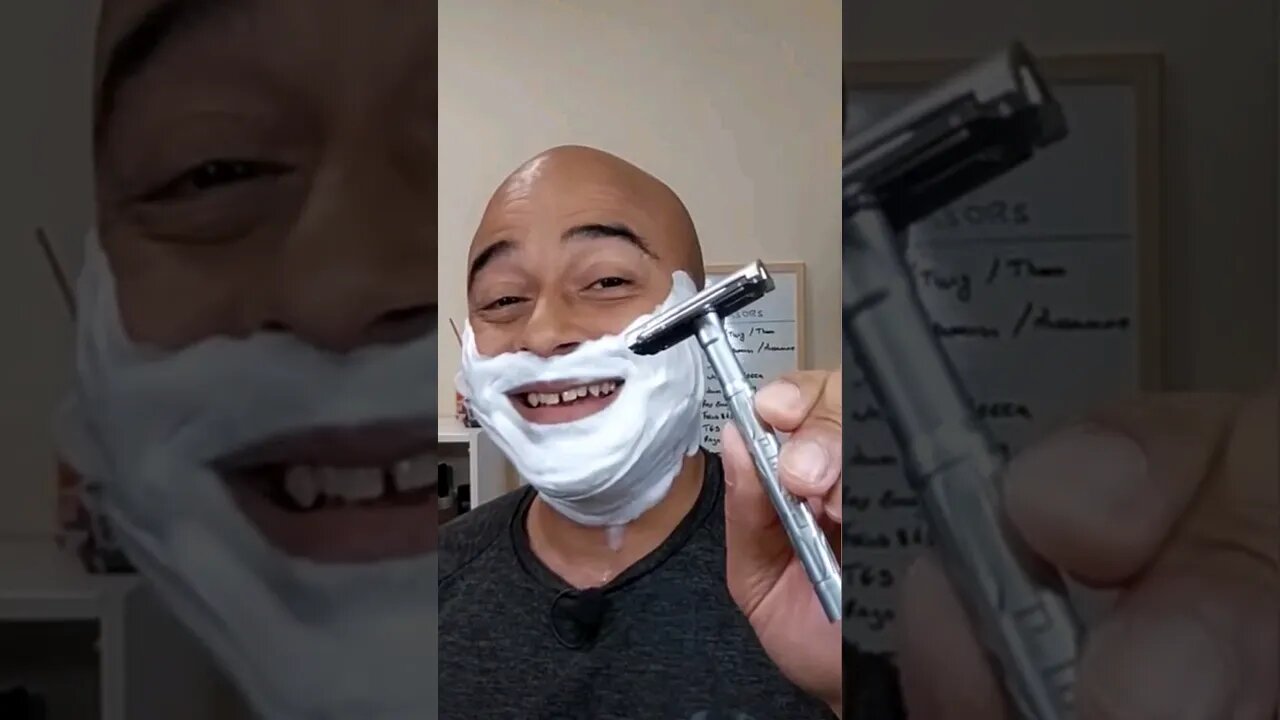 ASMR SHAVE ALMA by WestMan, Peral K2 razor💈🔊🪒🧼🎞👌🏾💈#asmr #shavingproducts #wetshaving #grooming #sotd