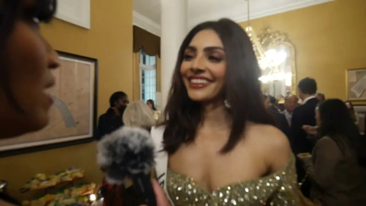 back to back win ? interview with Miss Universe India Divita Rai at the Galler Hall,jan 9,2023