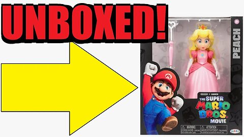 Unboxing the Super Mario Bros Movie Princess Peach!