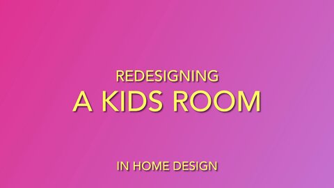 Redesigning a kids room in the home design app