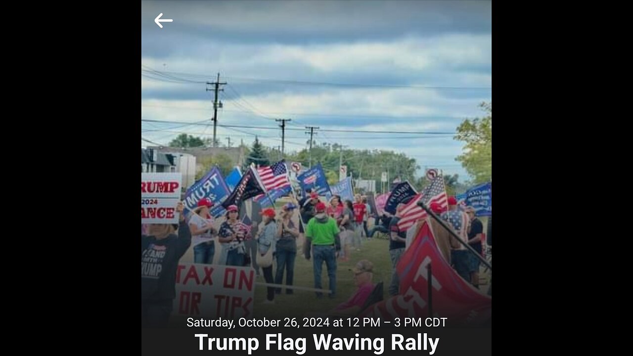 🎗️Trump flags wave Vote EARLY VOTE 🗳 YOUR VOICE MATTER'S