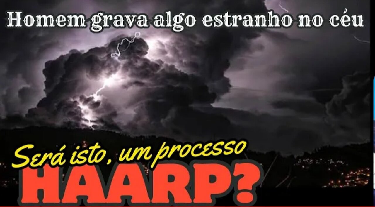 in Brazil RS Suspicious Thunders Are Spotted in the Sky and Resident Suspects Human Interference