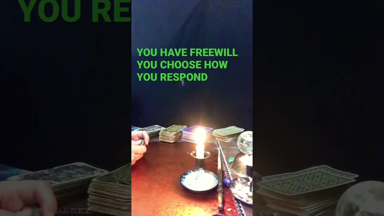 YOU HAVE FREEWILL 🪄🕯☝🏻🪬🦋🦚YOU CHOOSE HOW YOU RESPOND