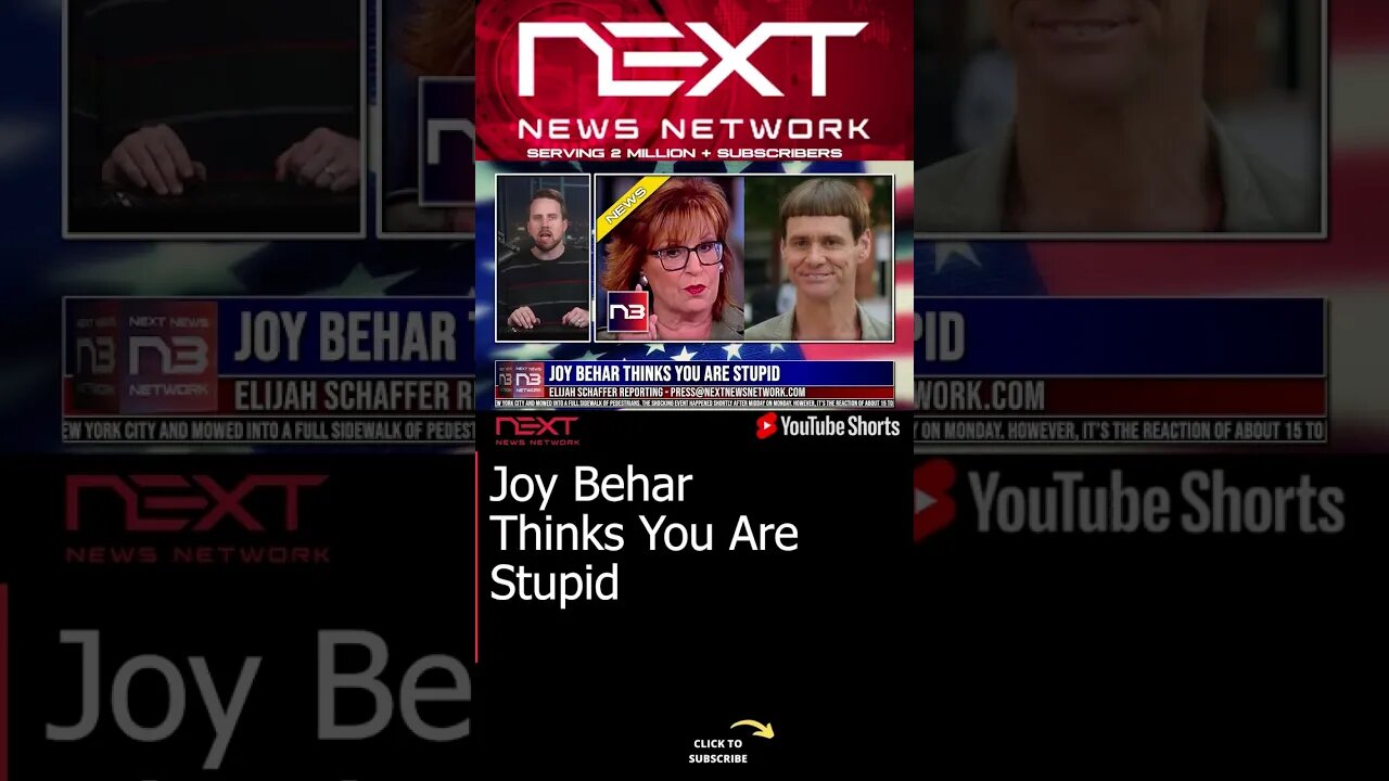 Joy Behar Thinks You Are Stupid #shorts