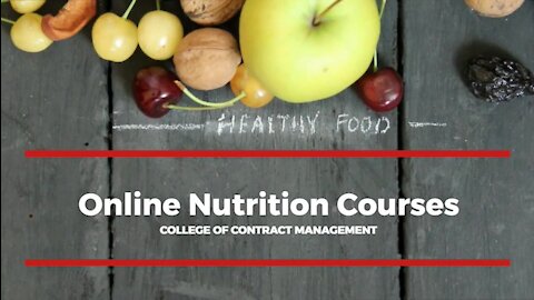 Online Nutrition Courses