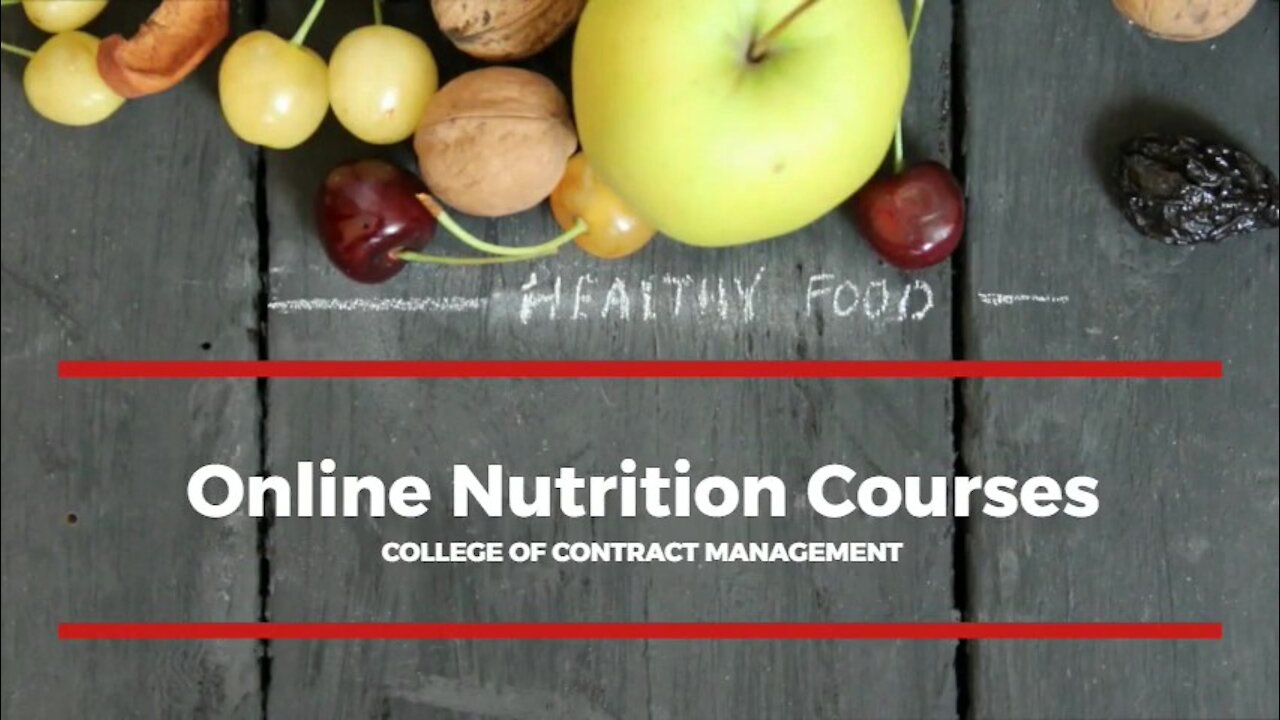 Online Nutrition Courses