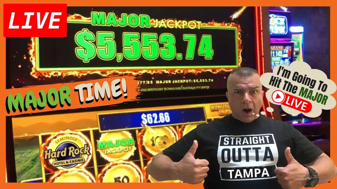 🔴LIVE! Slot Play Hardrock Tampa High Limit Room