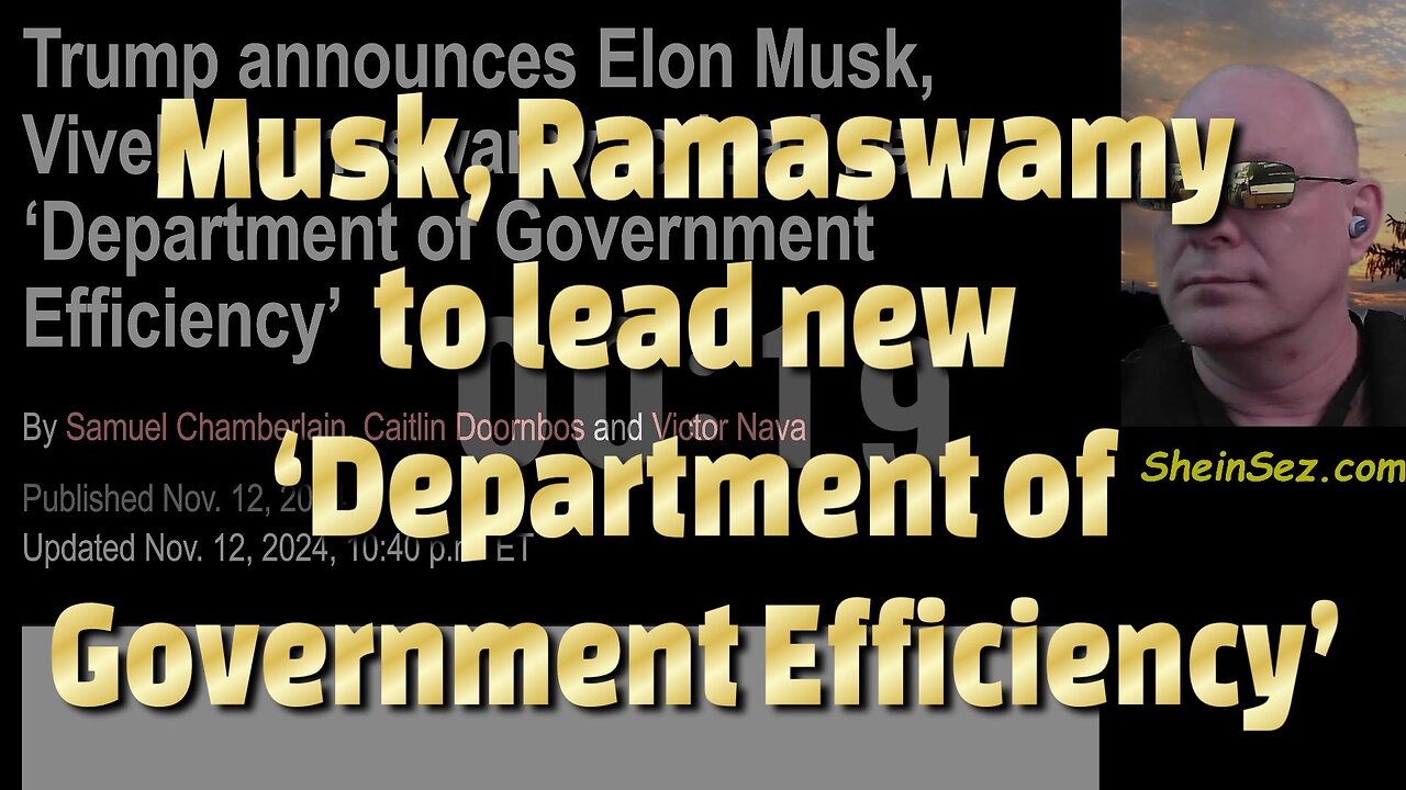 Musk, Ramaswamy to lead new ‘Department of Government Efficiency’ -709