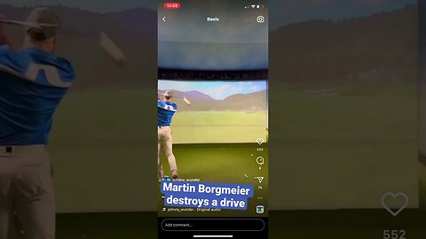 Long drive champ Martin Borgmeier destroys a drive! #martinborgmeier #golf #shorts