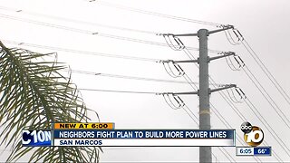 Neighbors in San Marcos Fight Plan to add Power Lines