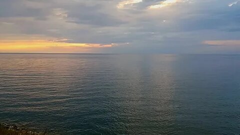 Lake Erie Sunset After a Stormy & Steamy Hot Day ~ July 6, 2023