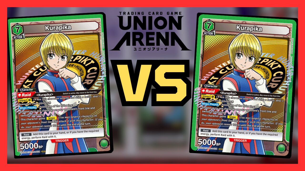 Union Arena Gameplay - Locals Tournament - Green HxH Kurapika VS Green HxH Kurapika (English)