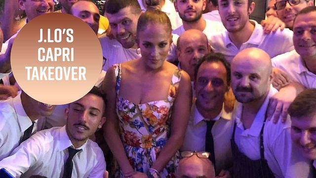 J.Lo gives impromptu performance in Italian restaurant