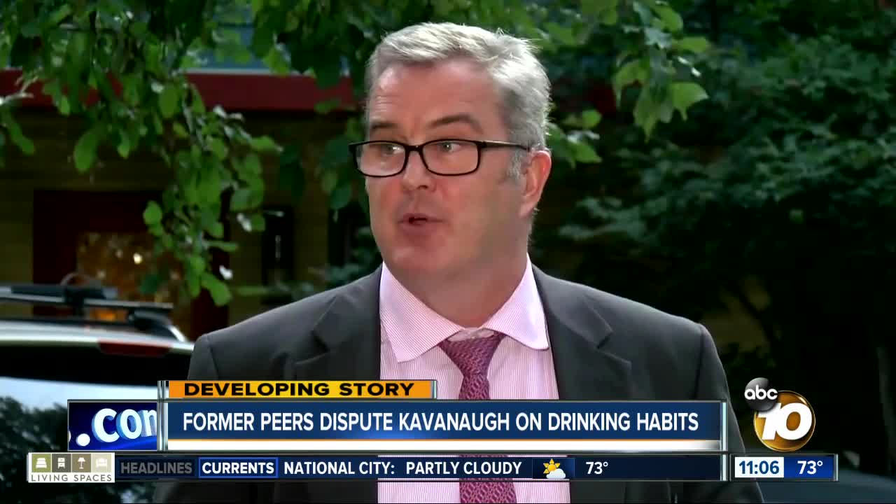 Former peers dispute Kavanaugh's drinking habits
