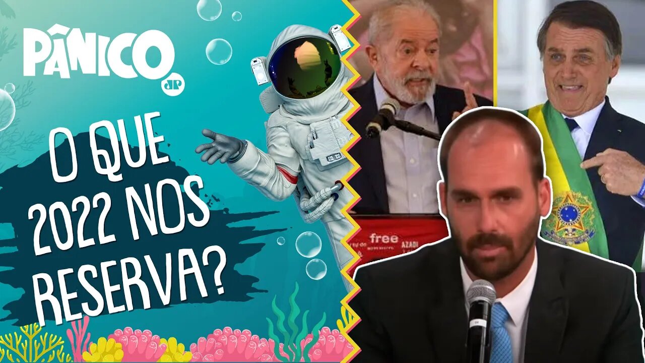 Eduardo Bolsonaro: 'O QUE LULA FEZ POLITICAMENTE FALANDO FOI A VOLTA DA POLARIZAÇÃO'