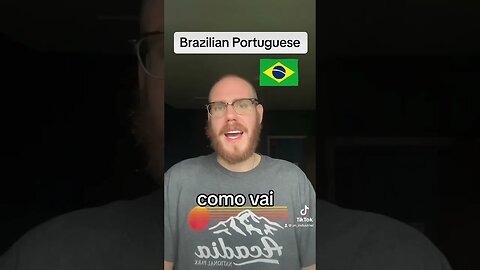 How are you in Brazilian Portuguese