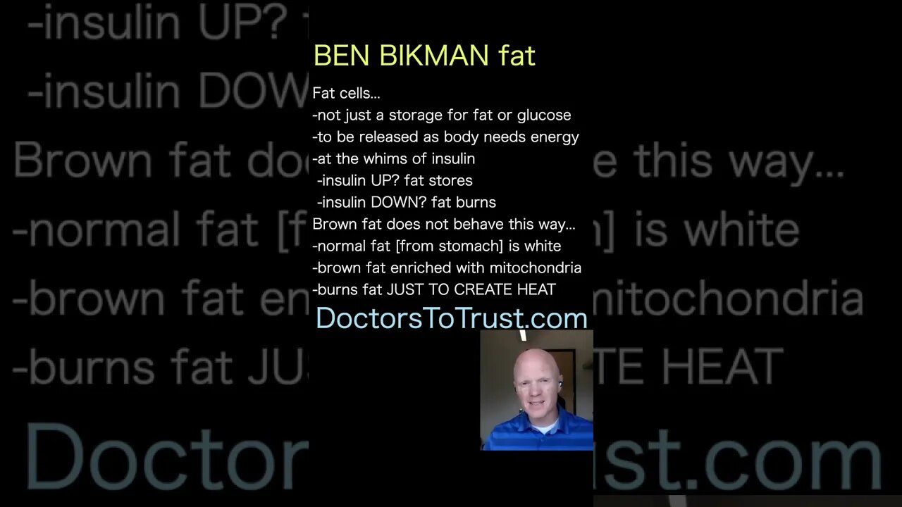 BEN BIKMAN. fat cells: get them to turn brown for weight loss