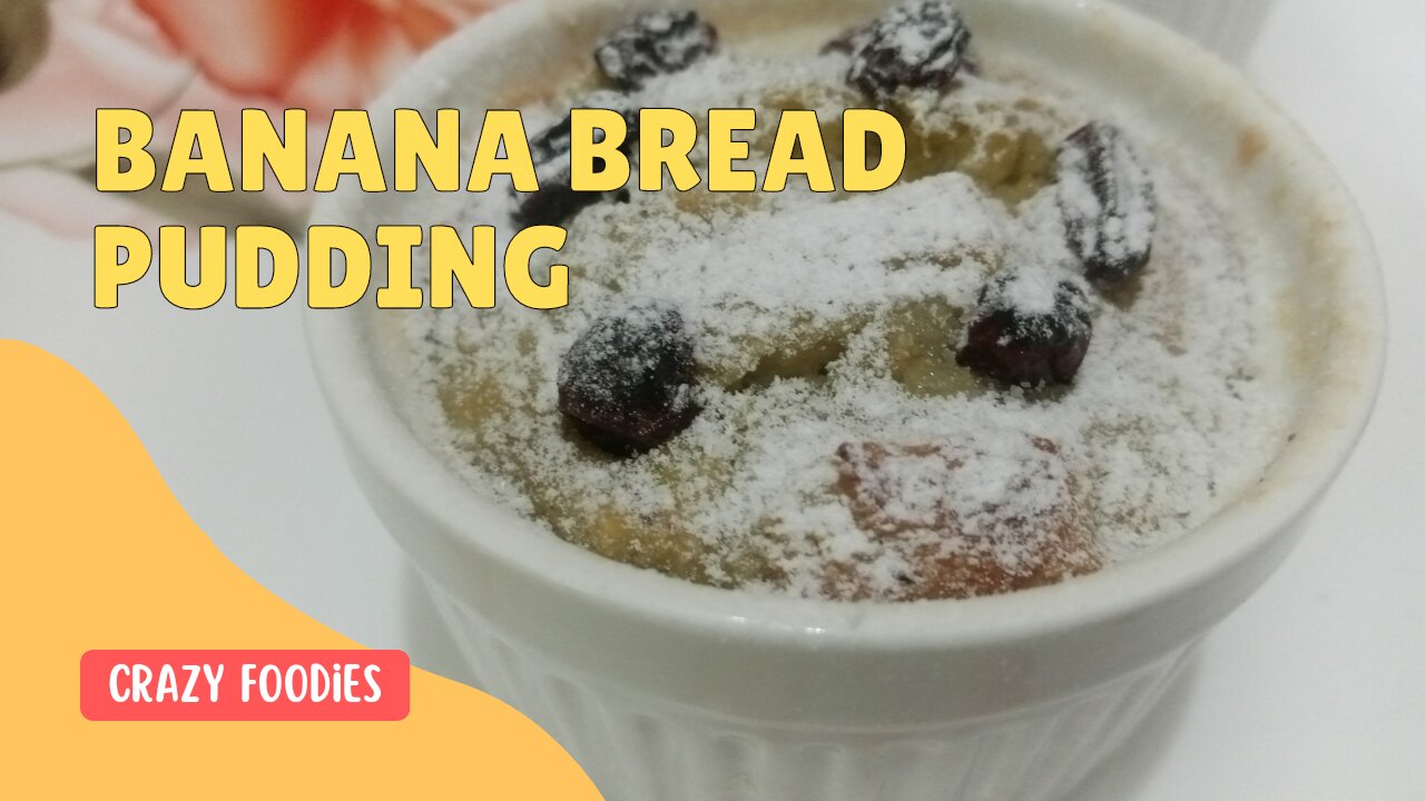 Banana bread pudding