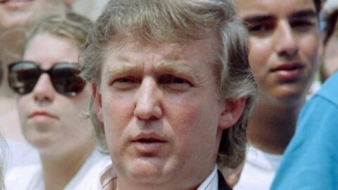 Trump's life before he was young hunk