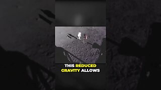 Leap Higher: Experience Moon's 1/6th Gravity! #moon #space #shorts #viral #fypシ #fyp #new #education