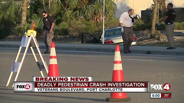 Crash kills pedestrian in Port Charlotte